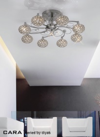 Cara Crystal Ceiling Lights Diyas Contemporary Crystal Ceiling Lights Cara Crystal Ceiling Lights Diyas Contemporary Crystal Ceiling Lights